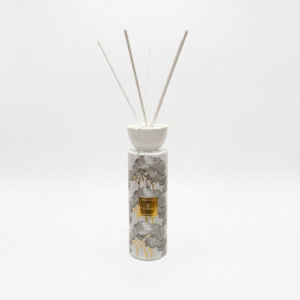 Profumatore d'Ambiente in Ceramica Cupido & Co. – Linea Botanica con Dettagli Dorati