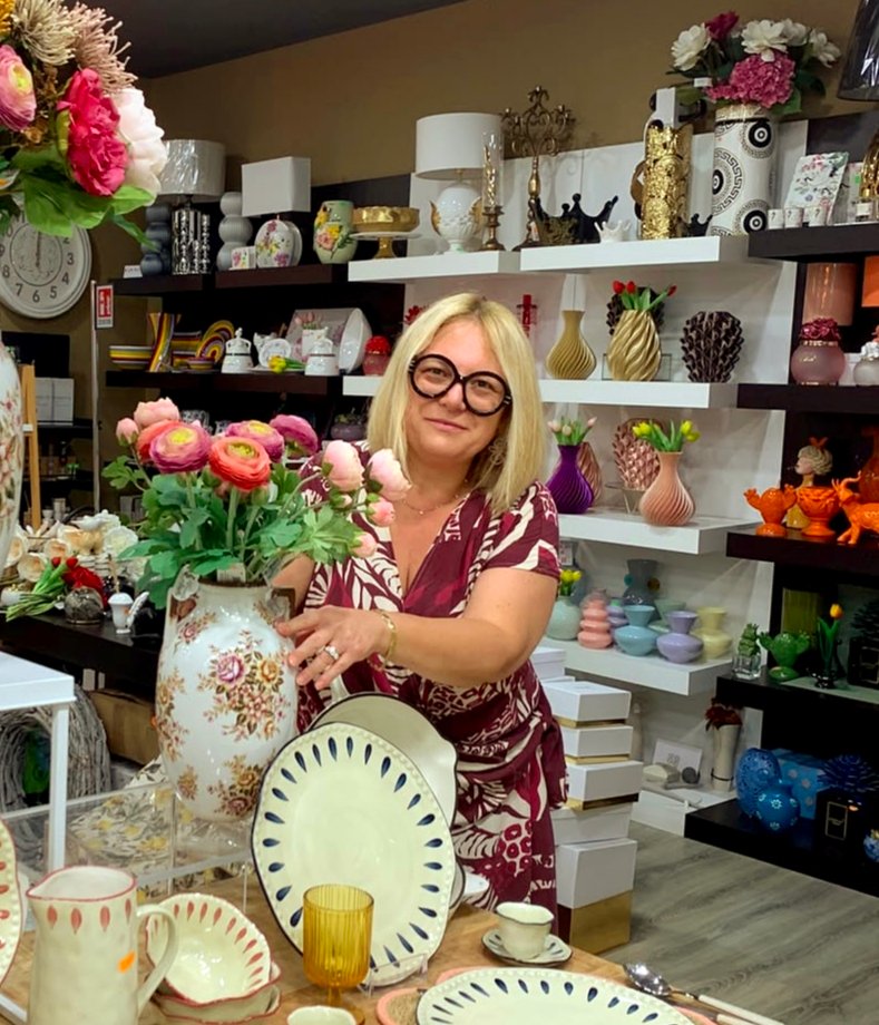 Tiziana Franchetti, proprietaria del negozio